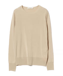 Demi-Luxe BEAMS / シルク クルーネックニット