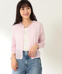 Demi-Luxe BEAMS / クルーネック ショートカーディガン