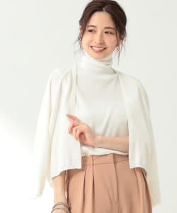 Demi-Luxe BEAMS / 畦編み ショートカーディガン