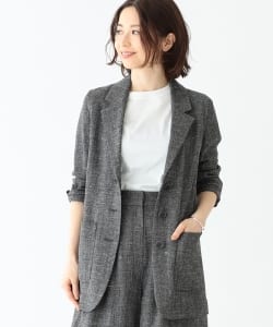 Demi-Luxe BEAMS / レーヨンリネン 3ボタンジャケット