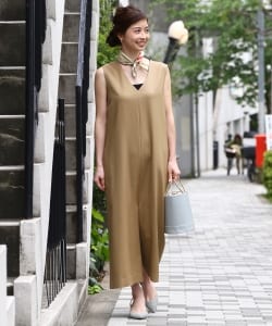 Demi-Luxe BEAMS / Vネック オールインワン