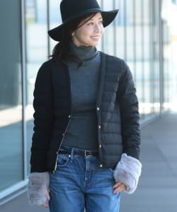 Demi-Luxe BEAMS / リバーシブル ダウンブルゾン