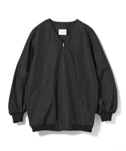 Demi-Luxe BEAMS / フロントジップ ボリュームブルゾン