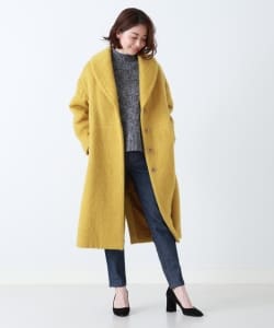▲Demi-Luxe BEAMS / シャギー ショールカラーコート
