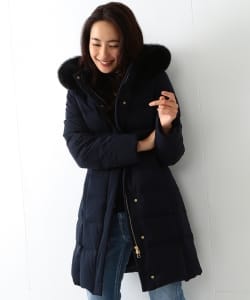 Demi-Luxe BEAMS / FOXファー フーデッドダウン