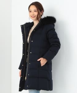 Demi-Luxe BEAMS / FOXファー フードダウン