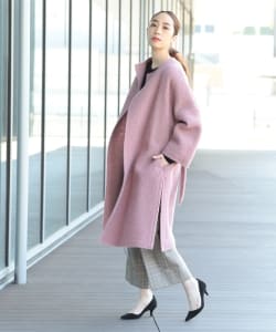 Demi-Luxe BEAMS / ブークレーボリュームコート