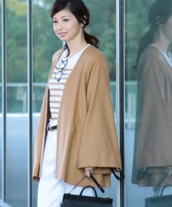 Demi-Luxe BEAMS / キャメル混 ショートコート