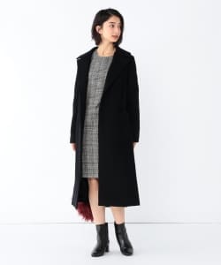 Demi-Luxe BEAMS / カシミヤ混 ラップコート