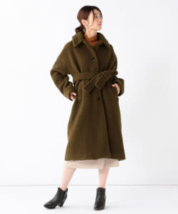 Demi-Luxe BEAMS / ステンカラー ボアコート
