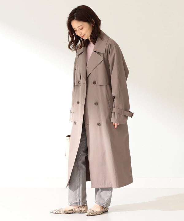 残りわずか 在庫限り超価格 デミルクスビームス Demi Luxe Beams トレンチコート レディース 17年春夏新作 茶系 38 セットインスリーブ トレンチコート ブランド古着バズストア 0319 交換無料 Munipacaran Gob Pe