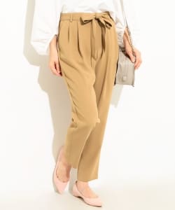 Demi-Luxe BEAMS / アムンゼン リボンベルトパンツ