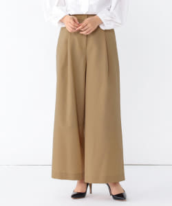 Demi-Luxe BEAMS / モヘヤ混 1タックパンツ