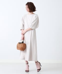 Demi-Luxe BEAMS / ボリュームスリーブ ワンピース