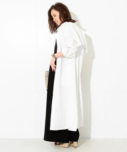 Demi-Luxe BEAMS / ベルト付き シャツワンピース