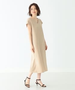 Demi-Luxe BEAMS / ドルマンスリーブ とろみワンピース