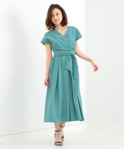 Demi-Luxe BEAMS / 2Wayラップリボン ワンピース