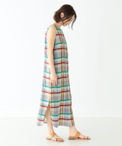 ▲Demi-Luxe BEAMS / チェック Iラインワンピース