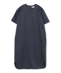 Demi-Luxe BEAMS / サテンストレッチ ワンピース