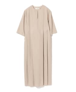 Demi-Luxe BEAMS / コットン タックワンピース