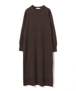 Demi-Luxe BEAMS / クルーネック ニットワンピース
