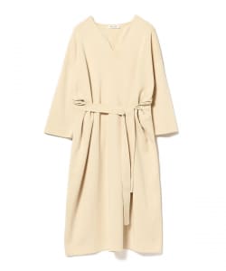Demi-Luxe BEAMS / ウエストノット ニットワンピース
