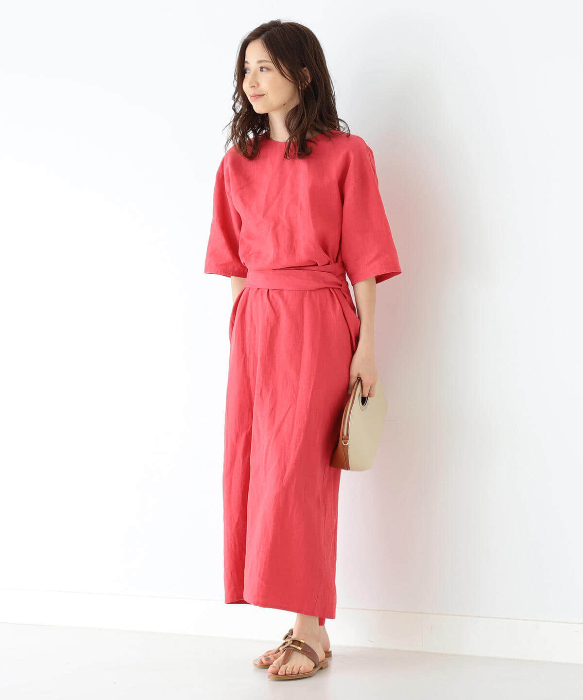 Demi Luxe Beams デミルクス ビームス アウトレット Demi Luxe Beams 2way リネン ワンピース ワンピース ワンピース 通販 Beams