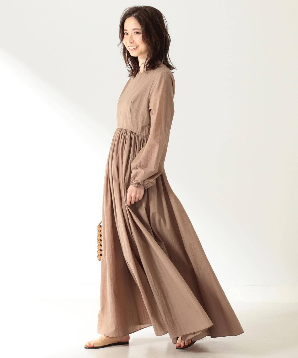 Demi Luxe Beams デミルクス ビームス アウトレット Demi Luxe Beams コットンナイロン ワンピース ワンピース ワンピース 通販 Beams