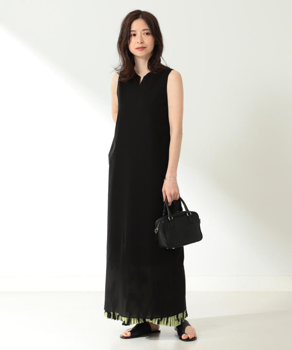 Demi Luxe Beams デミルクス ビームス アウトレット Demi Luxe Beams コットンボイル ストレートワンピース ワンピース ワンピース 通販 Beams