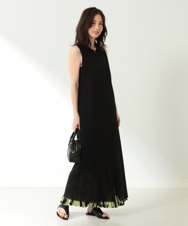 Demi Luxe Beams デミルクス ビームス アウトレット Demi Luxe Beams コットンボイル ストレートワンピース ワンピース ワンピース 通販 Beams