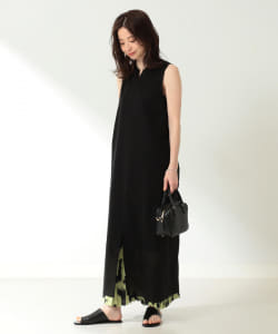 Demi-Luxe BEAMS / コットンボイル ストレートワンピース