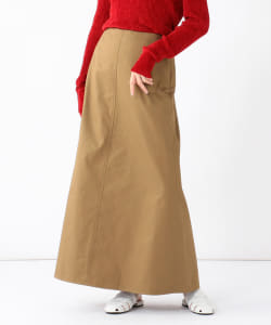 Demi-Luxe BEAMS / コットンチノ ロングスカート