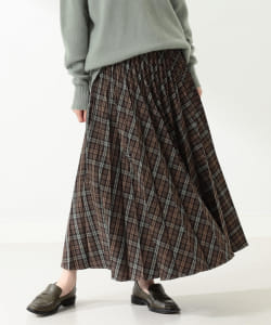【アウトレット】Demi-Luxe BEAMS / チェック プリーツスカート
