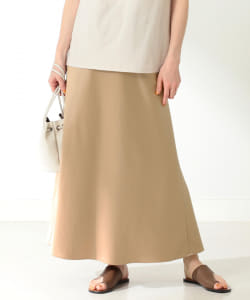Demi-Luxe BEAMS / サテン バイアス スカート