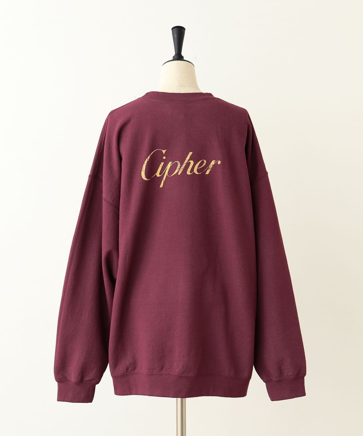 GDSS / Cipher Sweat Shirts トップス MEN WINE S GDSS / Cipher Sweat Shirts トップス MEN WINE S