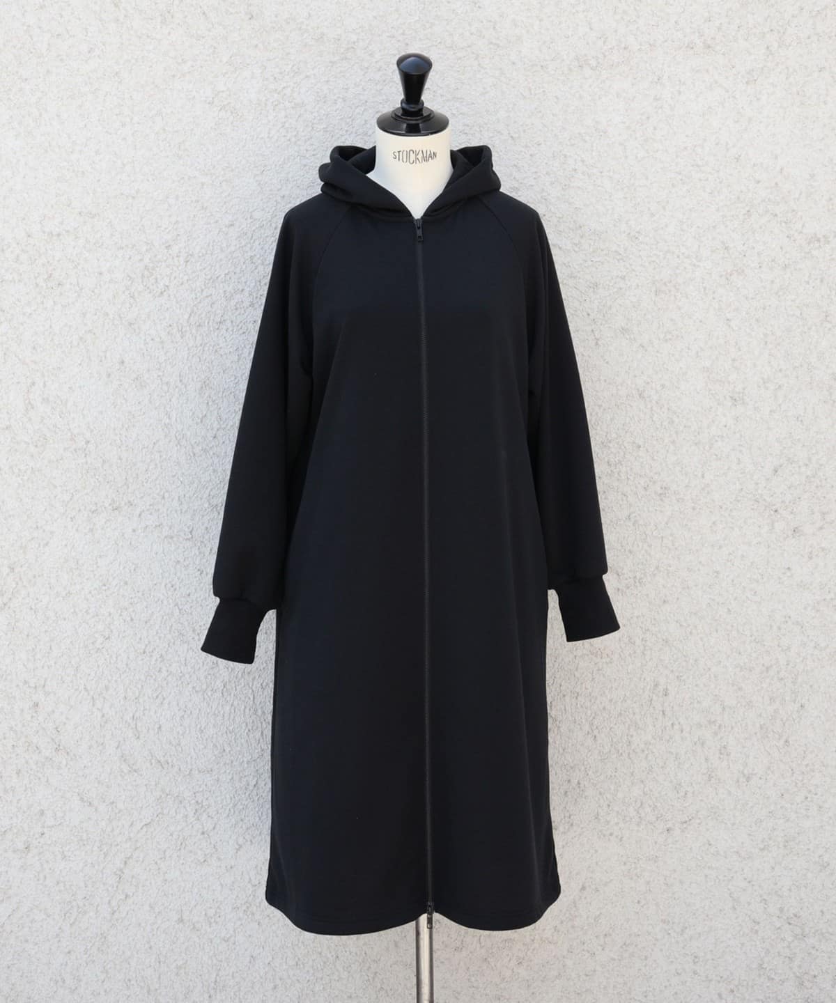 THE BASIC / スウェット ロング フーディー トップス WOMEN BLACK ONE SIZE THE BASIC / スウェット ロング フーディー トップス WOMEN BLACK ONE SIZE