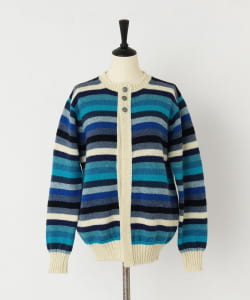 【別注】Jamieson's Knitwear / マルチボーダー カーディガン