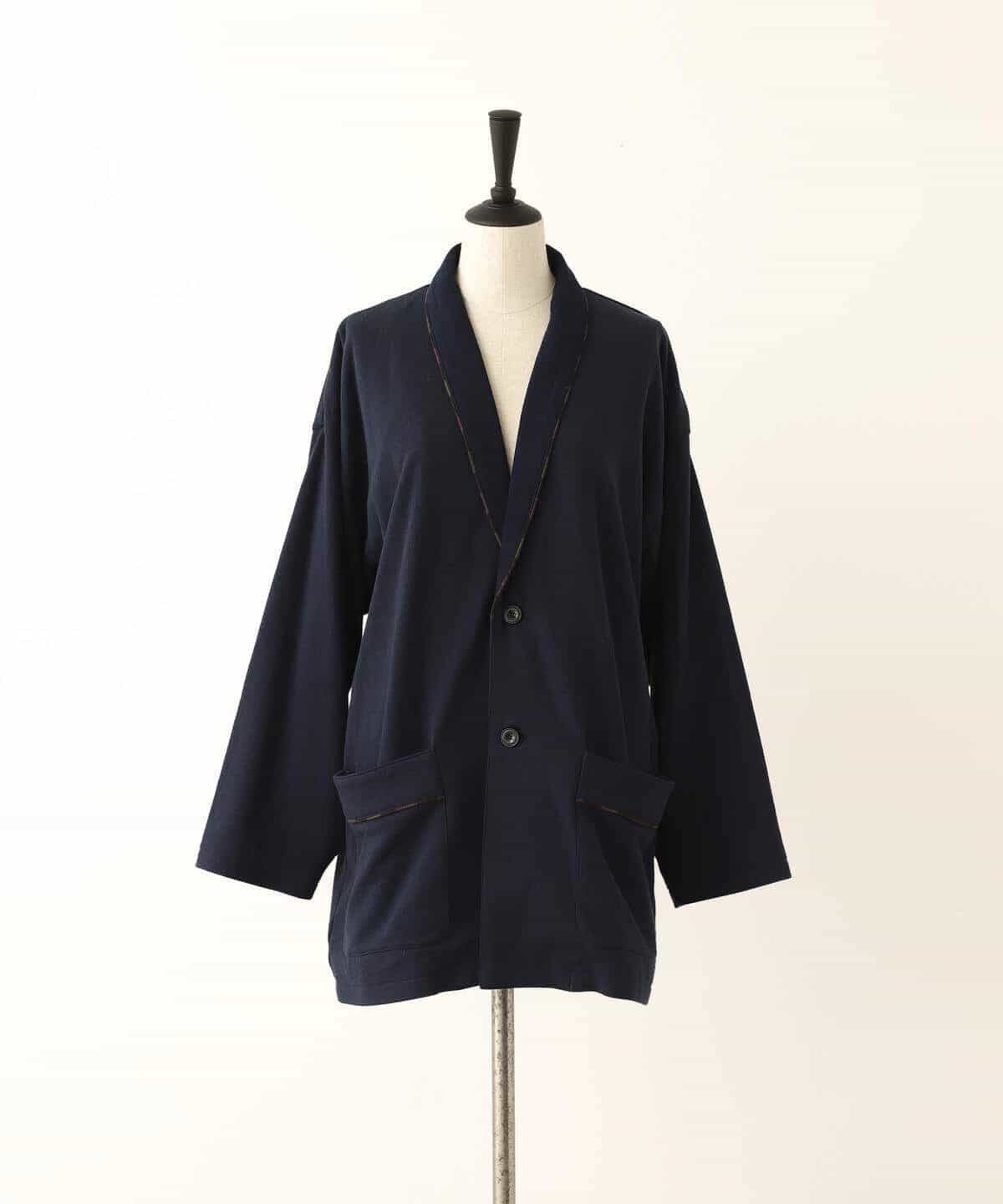 CATHRI カスリ / Sweat Jacket ジャケット MEN Navy L CATHRI カスリ / Sweat Jacket ジャケット MEN Navy L