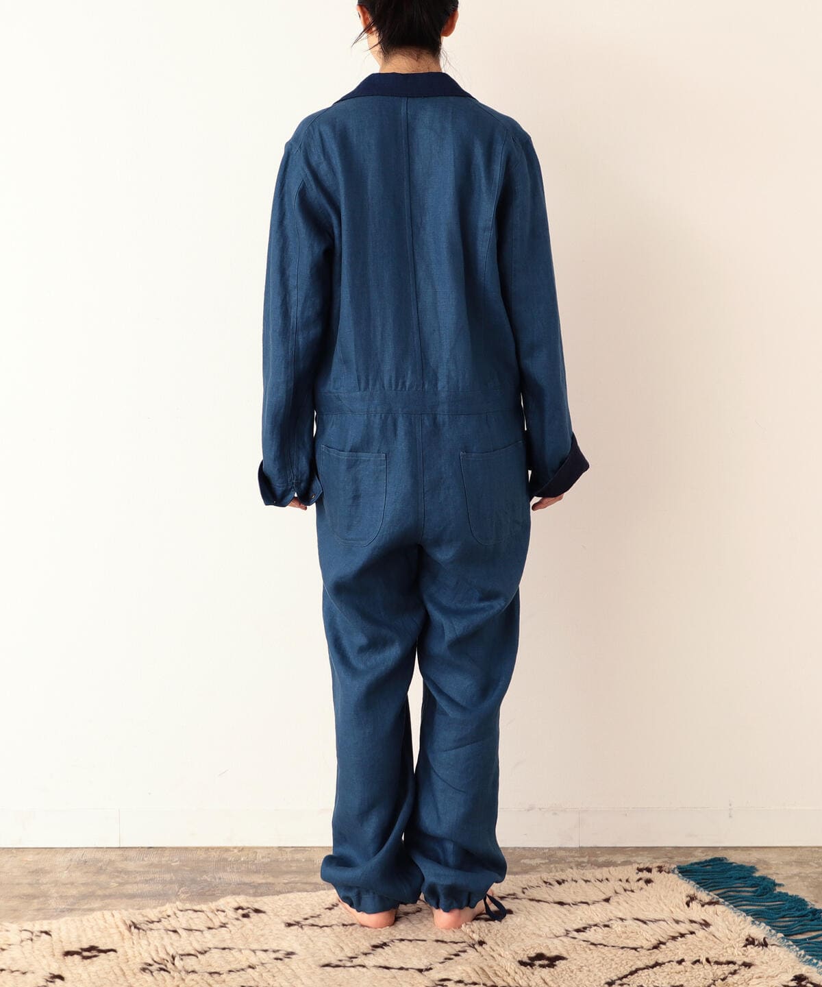 BEAMS Planets（ビームス プラネッツ）CATHRI / 『Navy Rose』 Linen