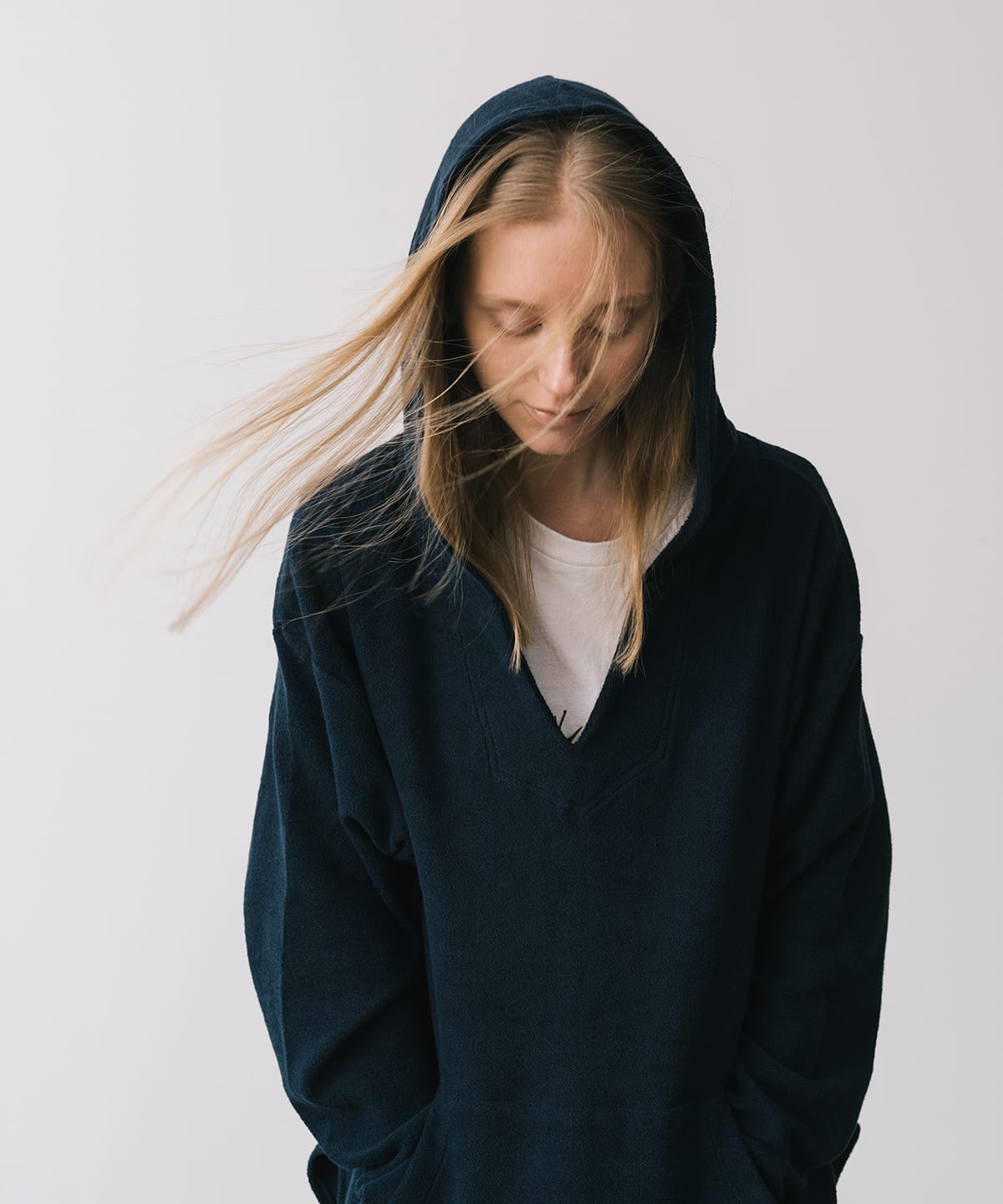THE BASIC / パイル フーディー トップス WOMEN NAVY S THE BASIC / パイル フーディー トップス WOMEN NAVY S