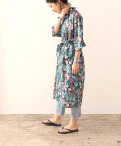 『WEAR ALOHA, SAVE ALOHA.』 × BEAMS Planets / アロハシャツ ガウン