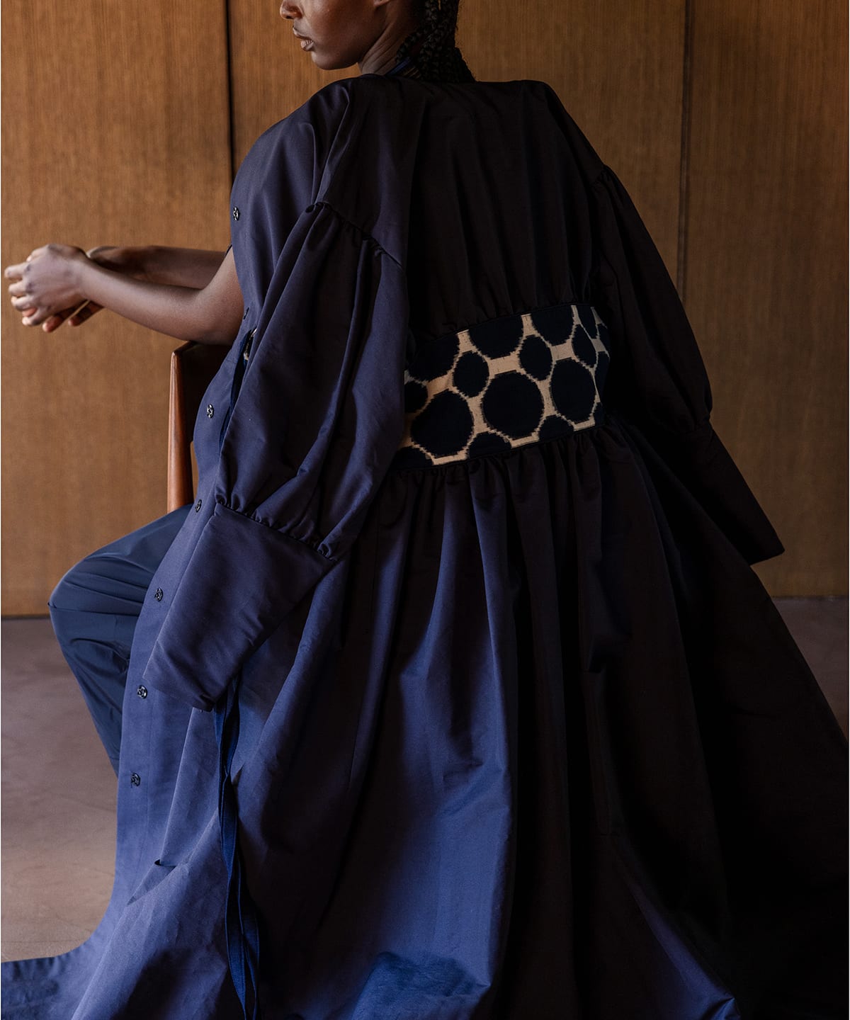 CATHRI カスリ / Dot Dress Coat コート WOMEN NAVY S CATHRI カスリ / Dot Dress Coat コート WOMEN NAVY S