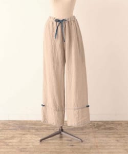 CATHRI / 『Green Chambray』 Linen Easy Pants