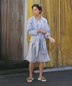 the khaki / スウェーデン軍 ”UPCYCLE” シャツ ワンピース