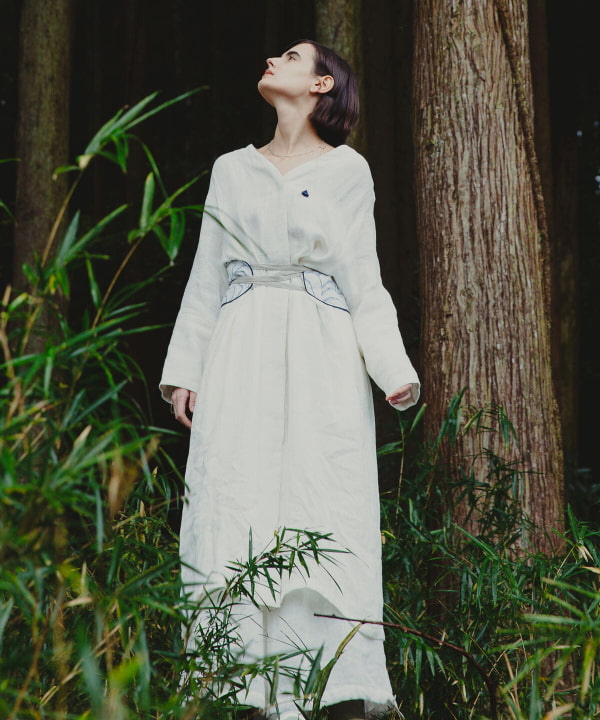 BEAMS Planets（ビームス プラネッツ）CATHRI / White Linen Gown