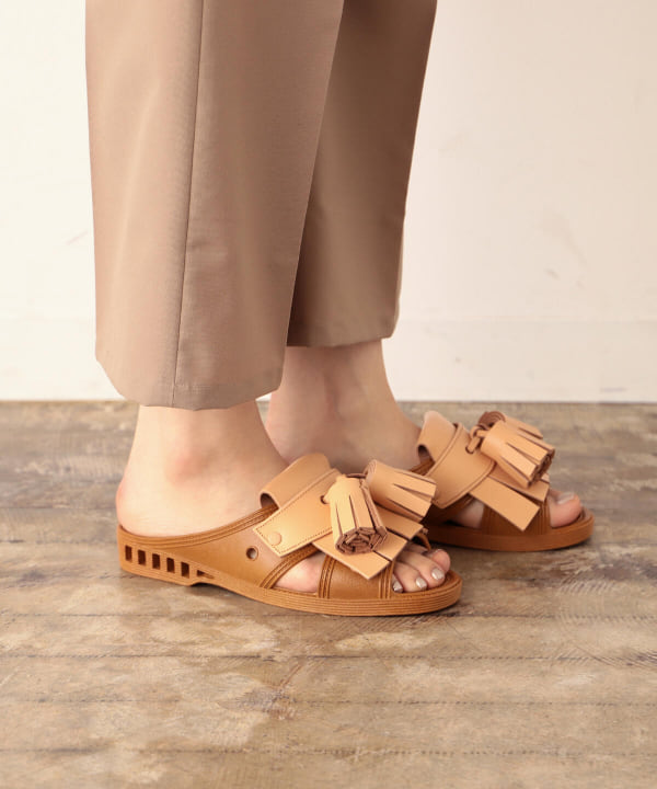 BEAMS Planets（ビームス プラネッツ）【別注】bench / BENSAN-D TUSSEL CHUNKY LOAFER レザー タッセル  ローファー サンダル BE-SA69（シューズ サンダル）通販｜BEAMS