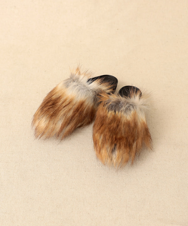 BEAMS Planets BEAMS Planets bench / long fur sandals BE-SA97