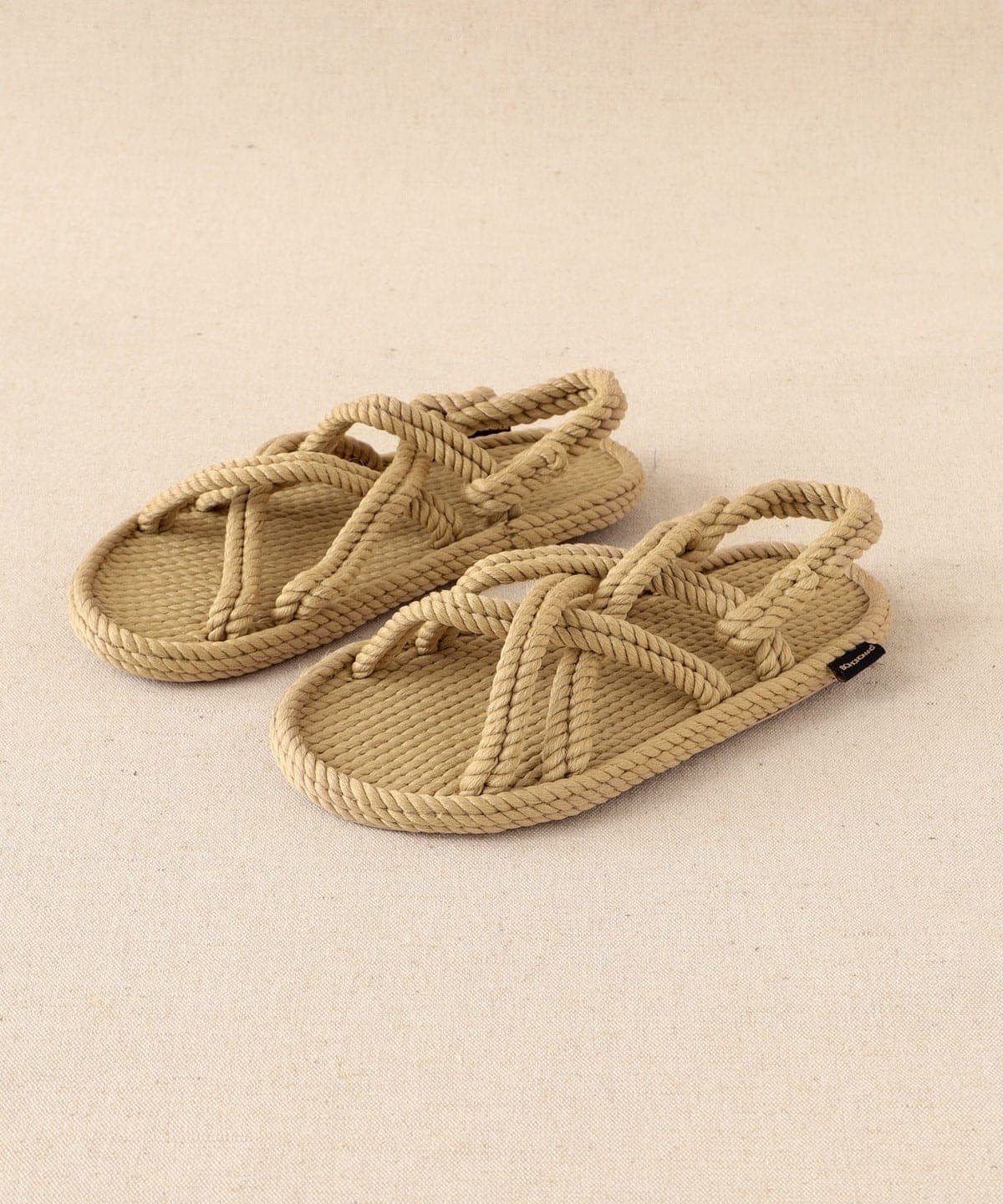 BOHONOMAD ボホノマド / 『BODRUM』 ビーガンロープ サンダル シューズ WOMEN BEIGE 39 BOHONOMAD ボホノマド / 『BODRUM』 ビーガンロープ サンダル シューズ WOMEN BEIGE 39