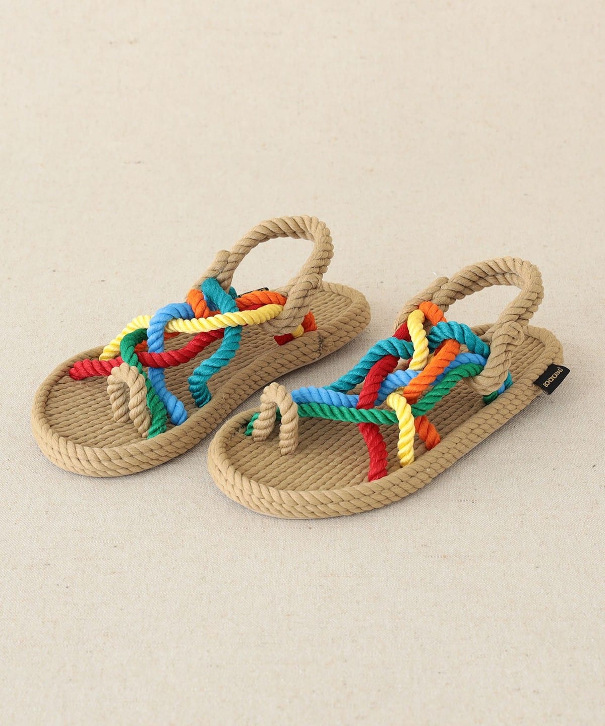 BOHONOMAD ボホノマド / 『CAPEPOINT 』 ビーガンロープ サンダル シューズ WOMEN BEIGE/MULTI 36 BOHONOMAD ボホノマド / 『CAPEPOINT 』 ビーガンロープ サンダル シューズ WOMEN BEIGE/MULTI 36