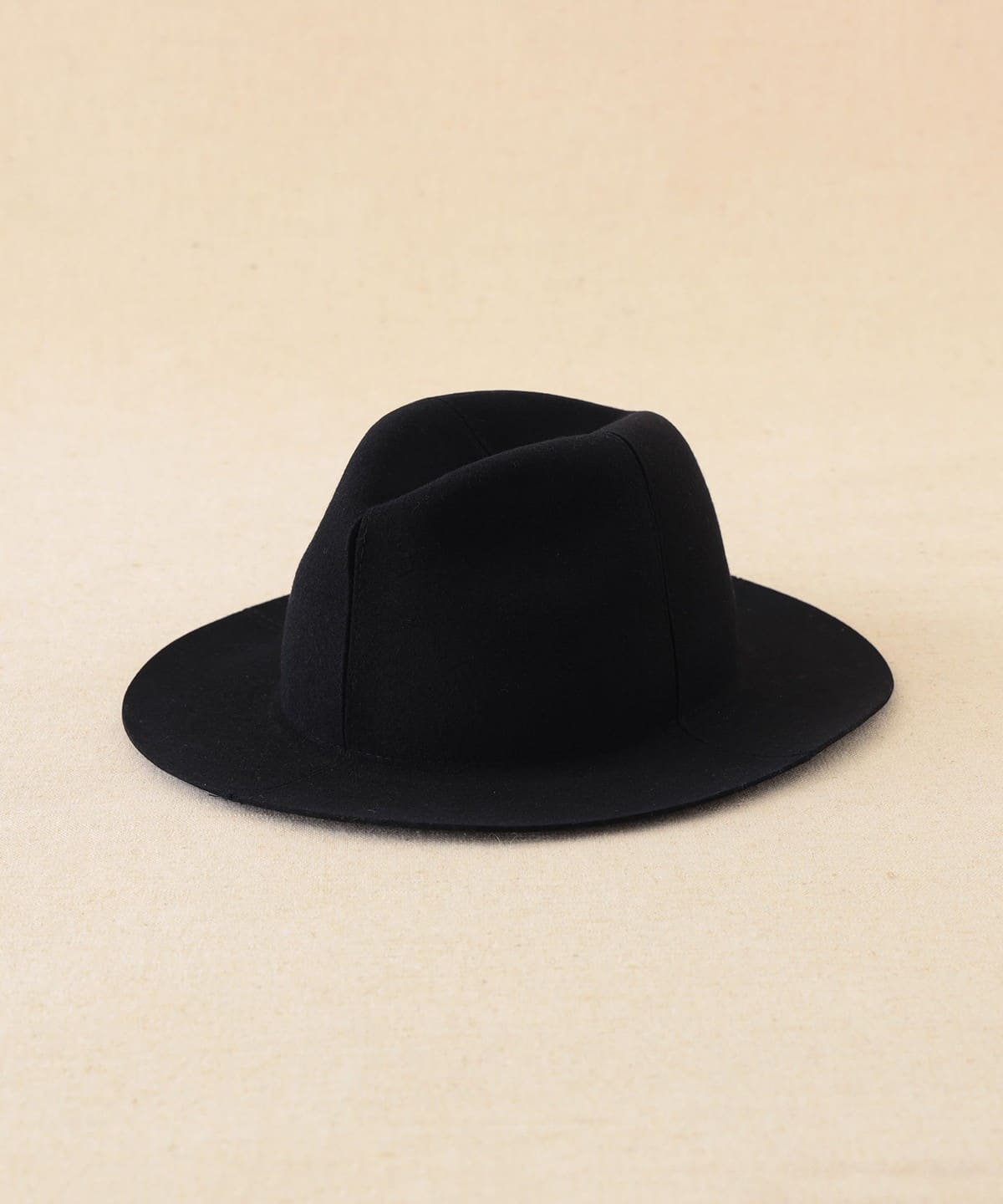 RACAL ラカル / Cutting 4Panel Packable Fedora Hat 帽子 WOMEN BLACK M(58cm) RACAL ラカル / Cutting 4Panel Packable Fedora Hat 帽子 WOMEN BLACK M(58cm)